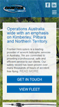 Mobile Screenshot of frontierhelicopters.com.au